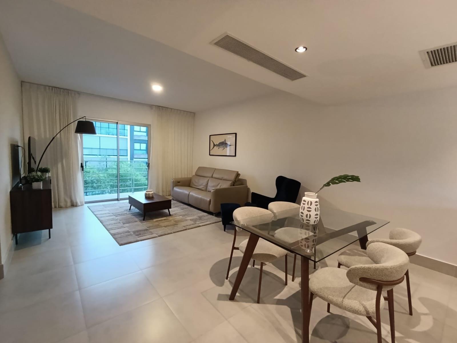 Harmony Lounge 2-bedroom apartment living and dining area