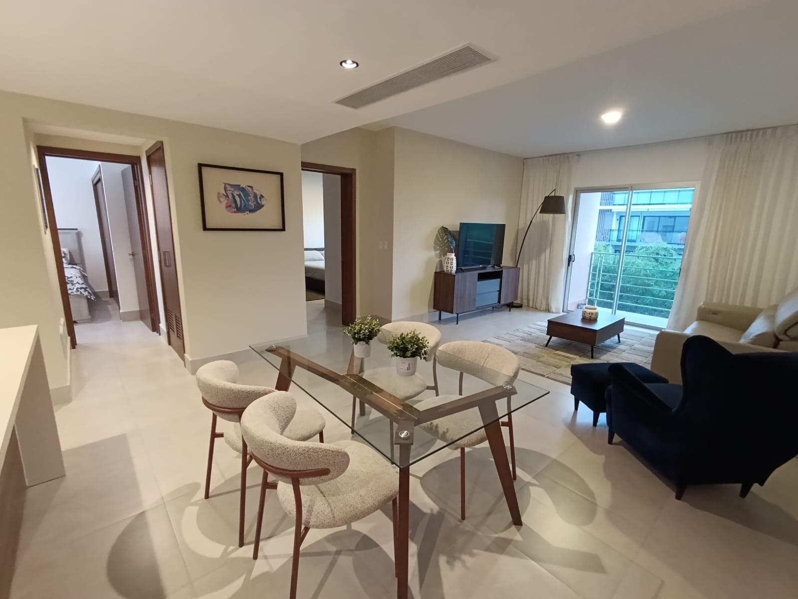 Harmony Lounge 2-bedroom apartment dining area and hallway